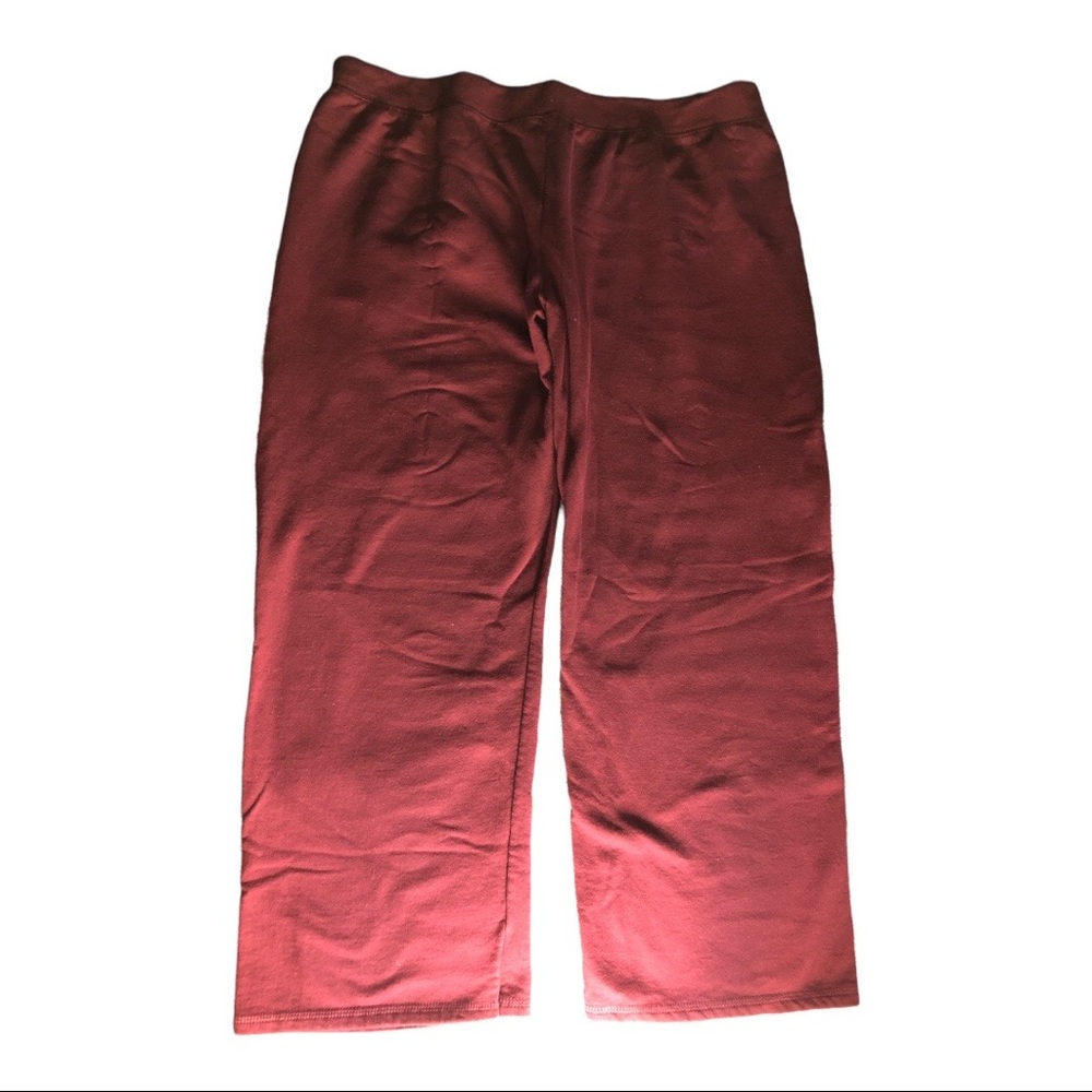 Women’s Hanes Burgundy Sweat Pants Size Petite XX-Large Pre-Owned